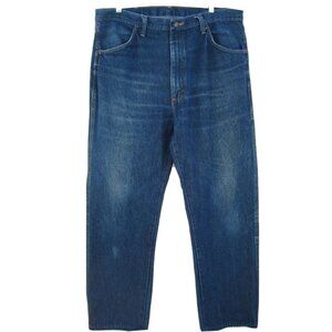 Rustler Men's size 38 x  34 Darker Blue Denim Blue Jeans Regular Fit